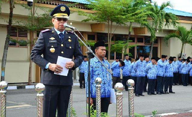 Ini Pesan Wabup Bengkalis Saat Pimpin Apel HKN